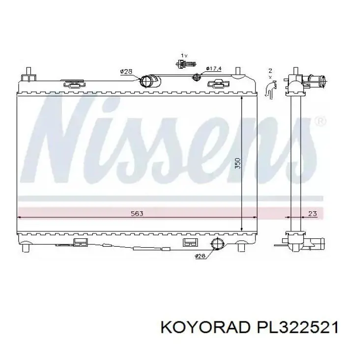 PL322521 Koyorad Радиатор основной