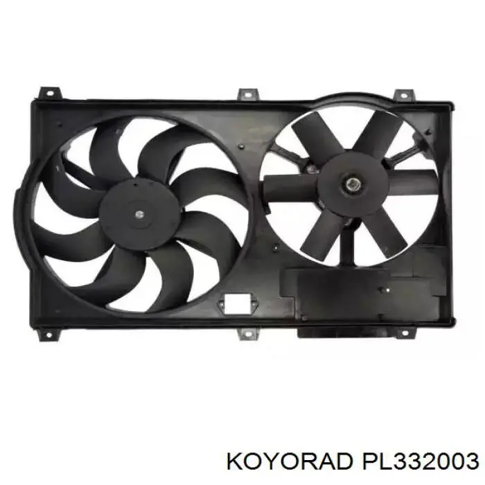Радіатор охолодження двигуна PL332003 Koyorad