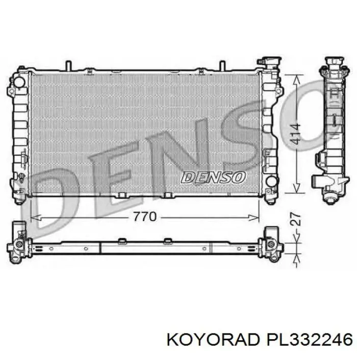 PL332246 Koyorad Радиатор основной