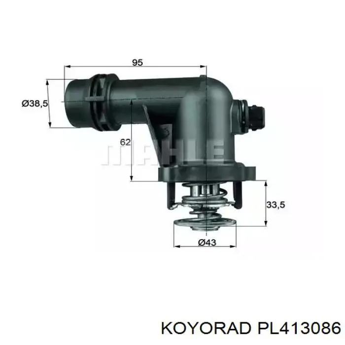 PL413086 Koyorad Радиатор основной