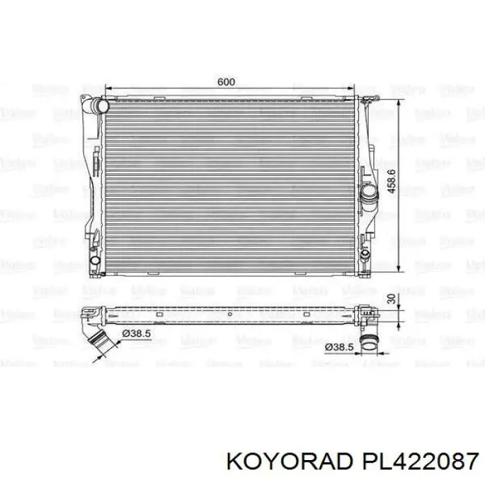 Радиатор PL422087 Koyorad