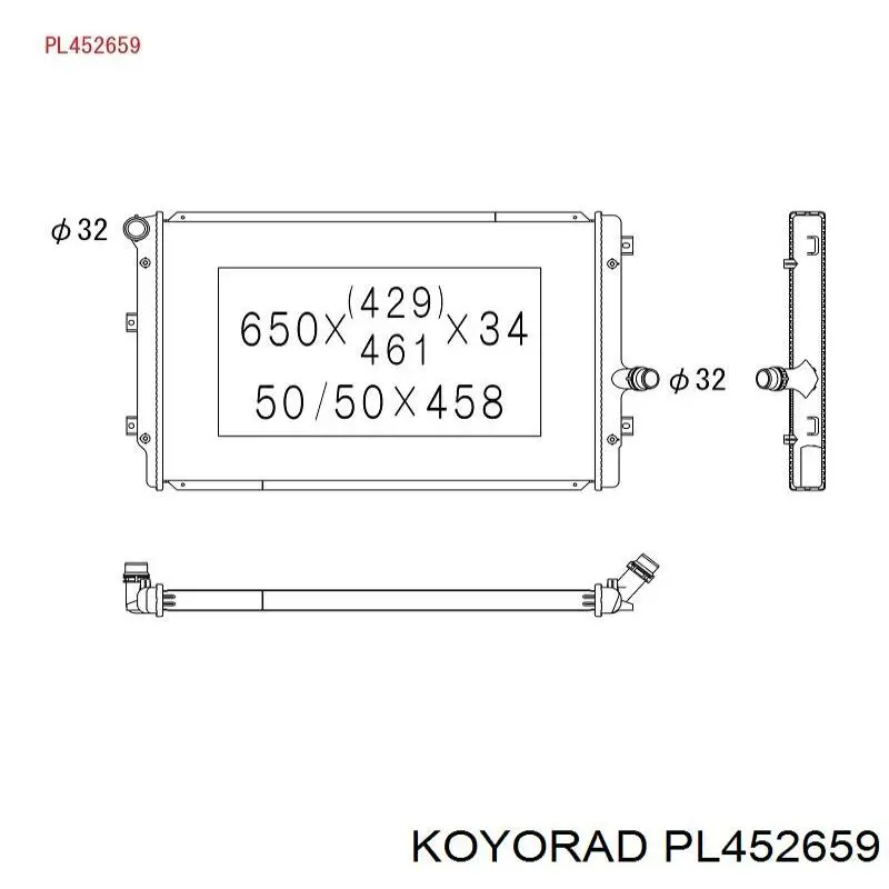 PL452659 Koyorad Радиатор основной