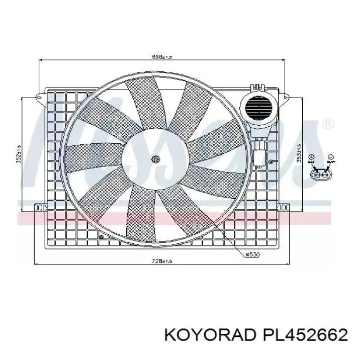 Compre PL452662 Koyorad Radiador de esfriamento de motor