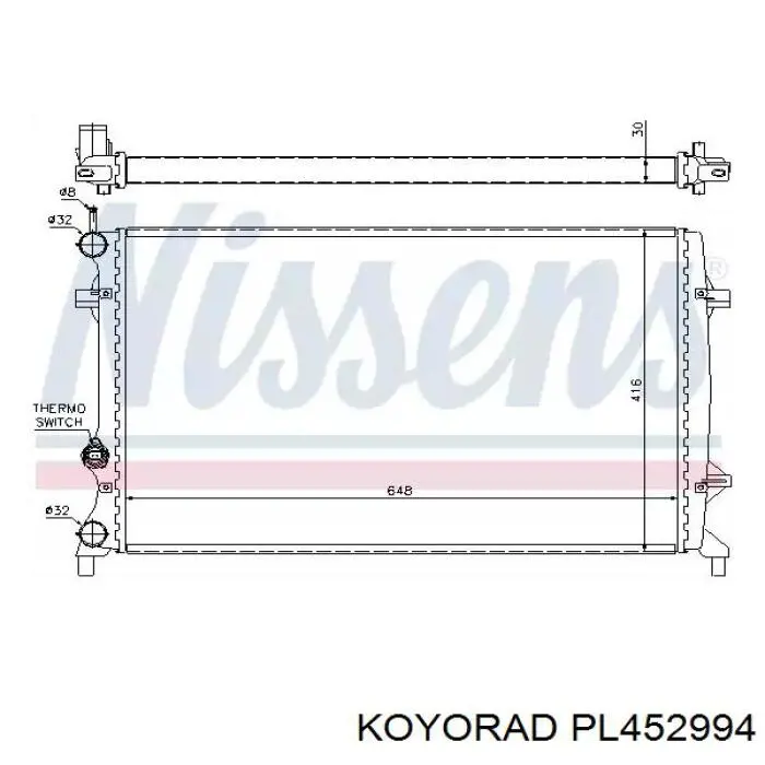 PL452994 Koyorad Радиатор основной