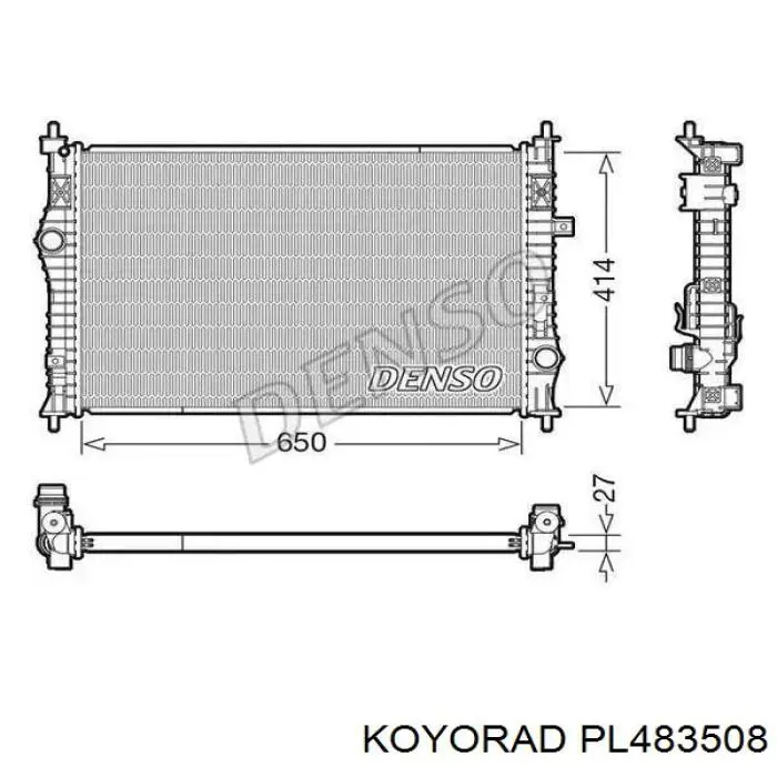 Радиатор PL483508 Koyorad