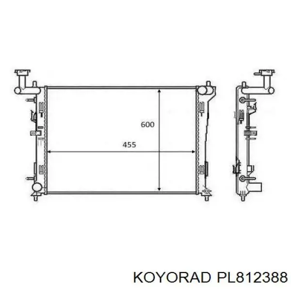 PL812388 Koyorad радиатор