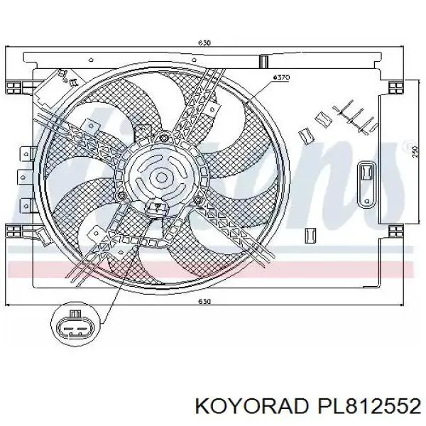 PL812552 Koyorad Радиатор основной