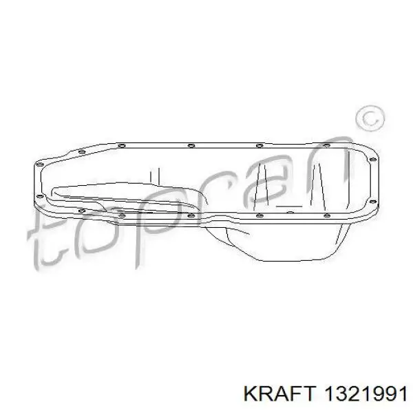 1321991 Kraft поддон масляный картера двигателя