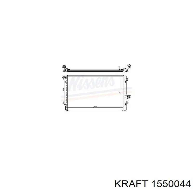 1550044 Kraft Радиатор основной