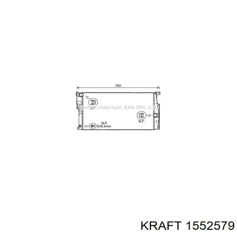 Радиатор 14A638AV AVA