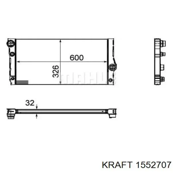 RA60775Q Signeda Радиатор основной
