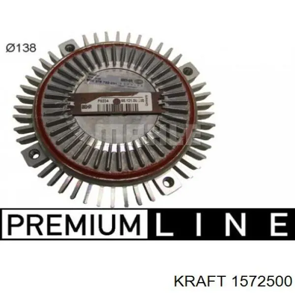 Купить 1572500 Kraft Муфта вентилятора охлаждения