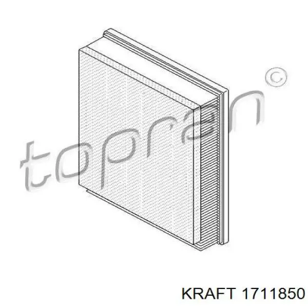 Купить 1711850 Kraft Автомобильный фильтр воздуха