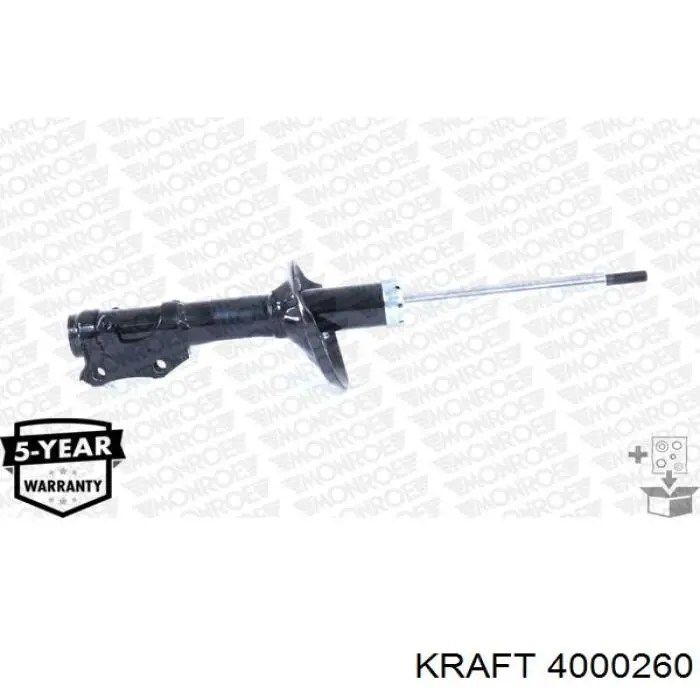 Купить 4000260 Kraft Амортизатор передней подвески