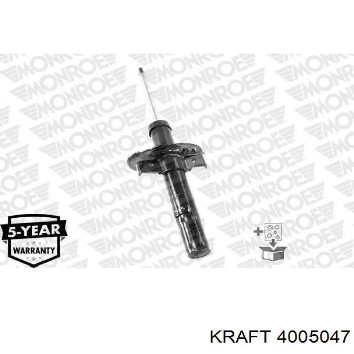 Стойка амортизатора передняя Kraft 4005047 цена, от 39.48 USD