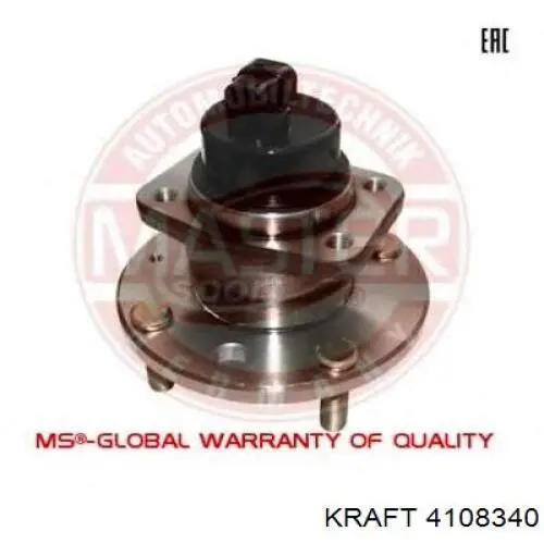 Ступицы передних колес Kraft 4108340 цена, от 87.75 USD