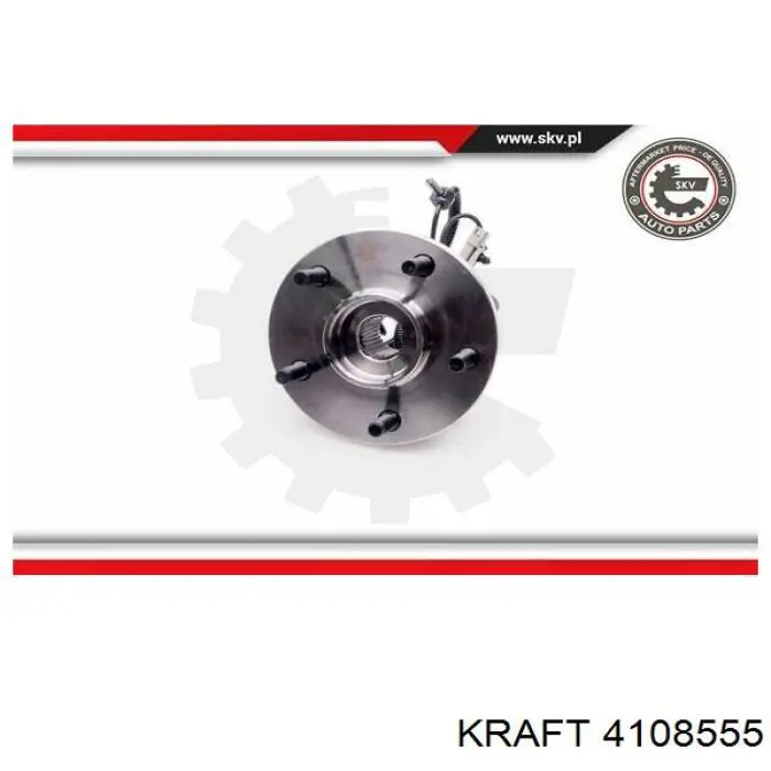 4108555 Kraft Ступица колеса передняя