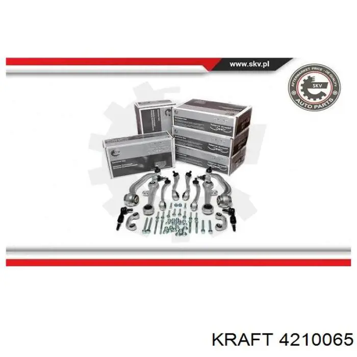 Комплект рычагов передней подвески 4210065 Kraft