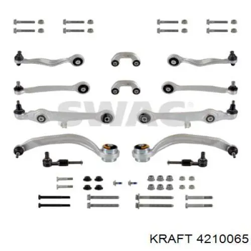 Комплект рычагов передней подвески Kraft 4210065 цена, от 202.39 USD