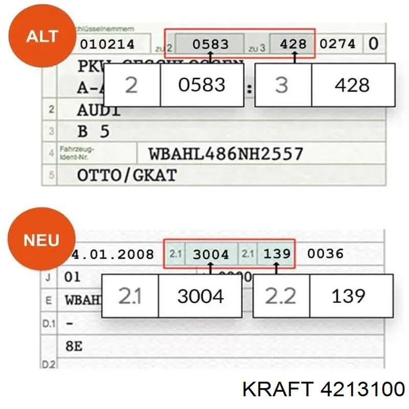 Левый рычаг передней нижней подвески Kraft 4213100 цена, от 33.85 USD