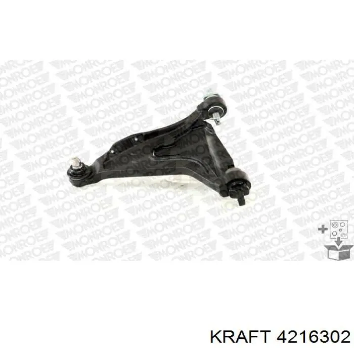 Левый рычаг передней нижней подвески Kraft 4216302 цена, от 54.73 USD