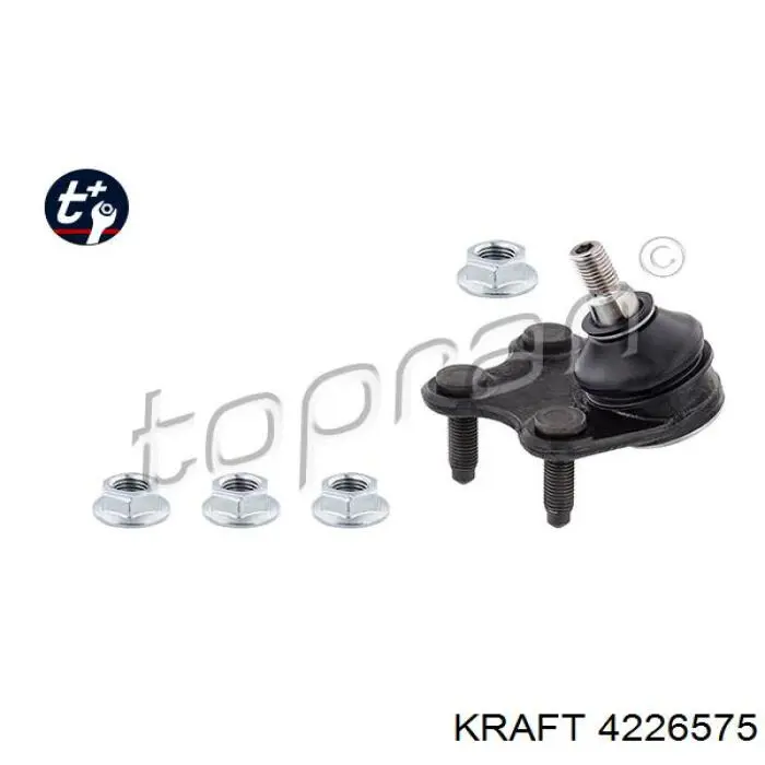 Нижняя правая шаровая опора Kraft 4226575 цена, от 11.92 USD