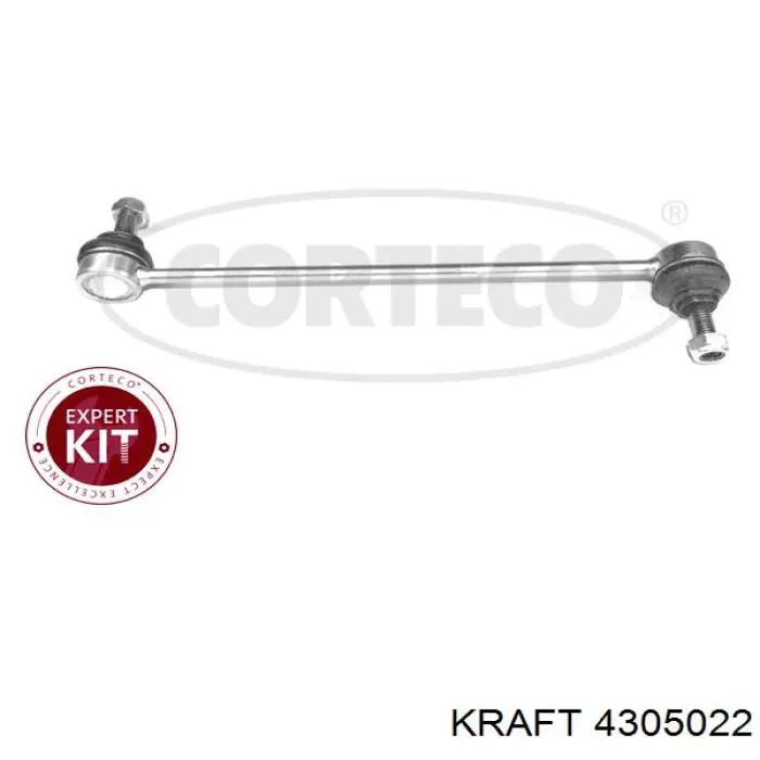 Тяга переднего стабилизатора Kraft 4305022 цена, от 9.40 USD