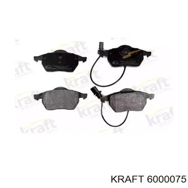 Колодки тормозные передние дисковые KRAFT 6000075