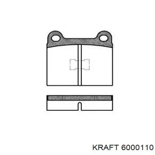 Передние тормозные колодки 598098 VALEO