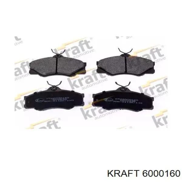 6000160 Kraft Колодки передние