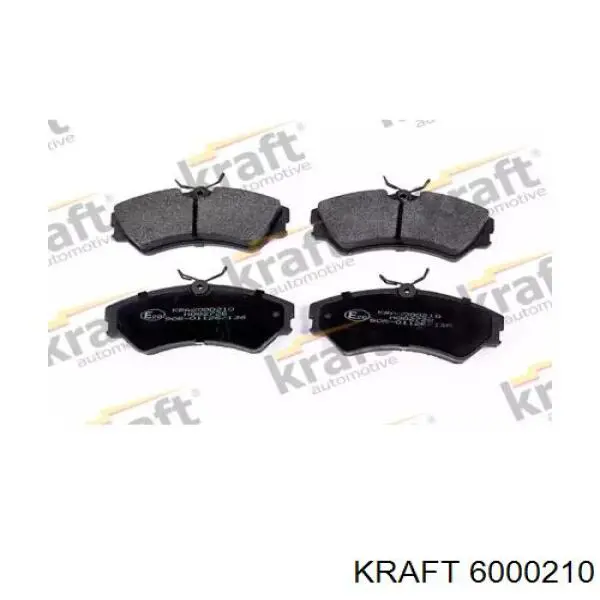 Колодки тормозные передние дисковые KRAFT 6000210