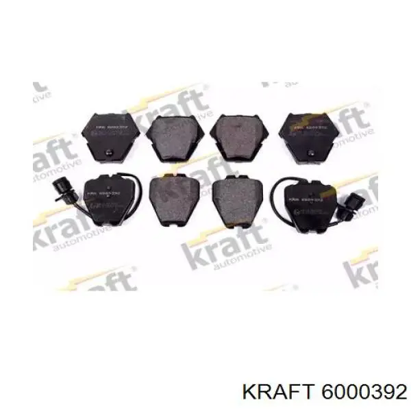 6000392 Kraft Колодки передние