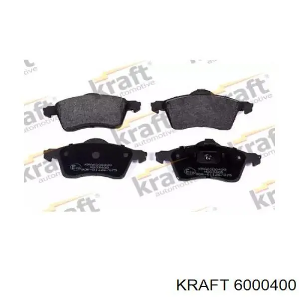 Колодки тормозные передние дисковые KRAFT 6000400