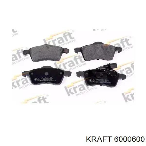 Колодки тормозные передние дисковые KRAFT 6000600