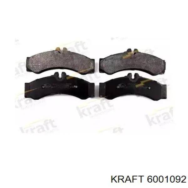 Колодки тормозные передние дисковые KRAFT 6001092