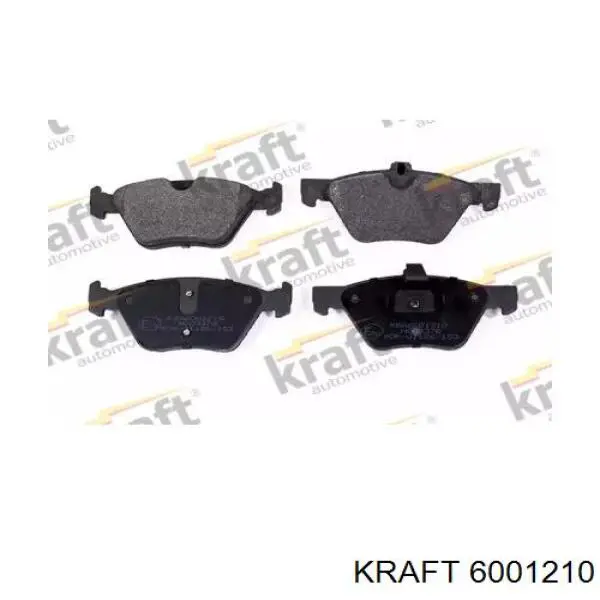 6001210 Kraft колодки тормозные передние дисковые