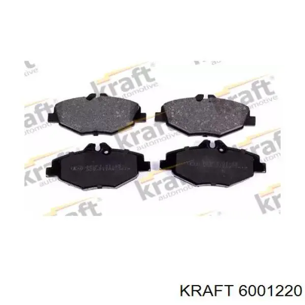 6001220 Kraft колодки тормозные передние дисковые