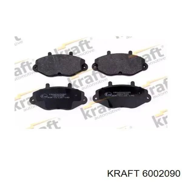 6002090 Kraft колодки тормозные передние дисковые