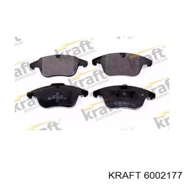 6002177 Kraft колодки тормозные передние дисковые