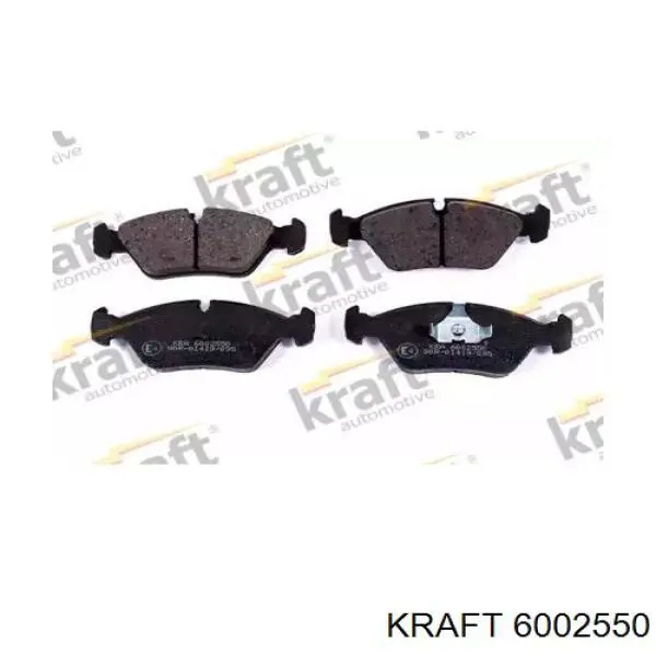 6002550 Kraft колодки тормозные передние дисковые