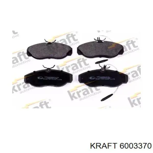 6003370 Kraft колодки тормозные передние дисковые
