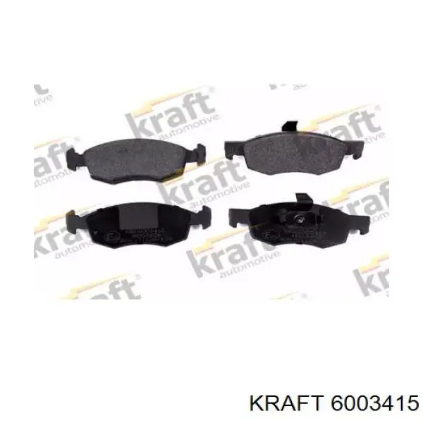 6003415 Kraft колодки тормозные передние дисковые
