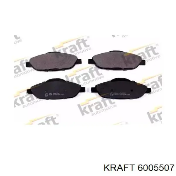 6005507 Kraft колодки тормозные передние дисковые
