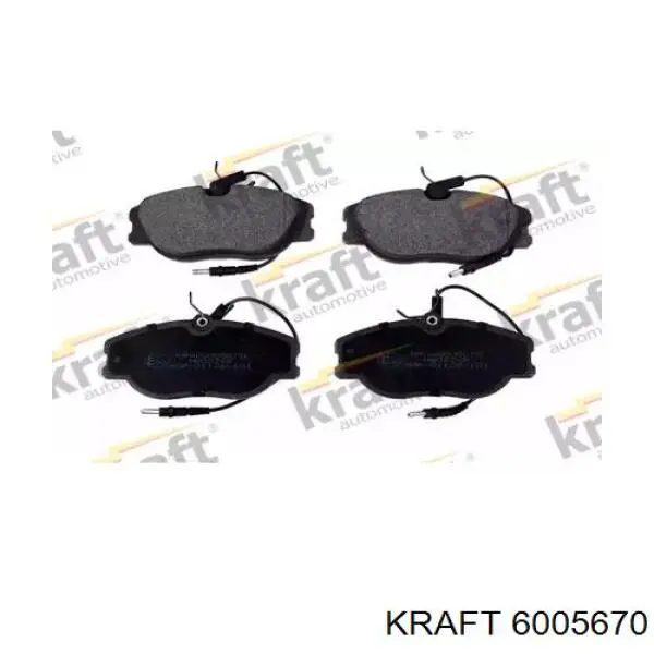 6005670 Kraft Колодки передние