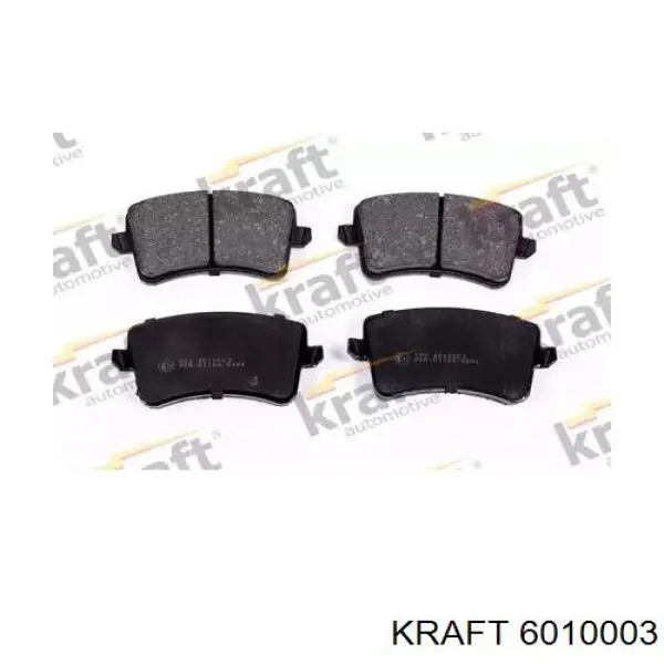6010003 Kraft колодки тормозные задние дисковые