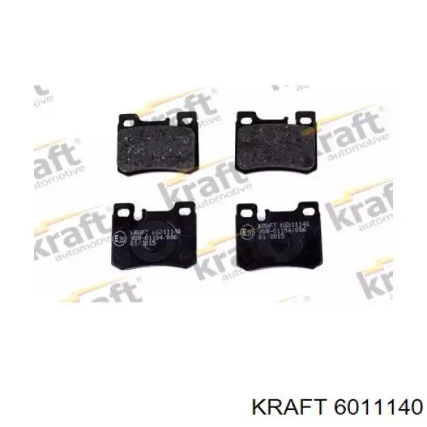 6011140 Kraft колодки тормозные задние дисковые