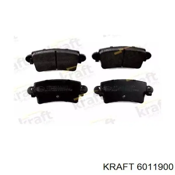 6011900 Kraft Колодки тормозные дисковые комплект