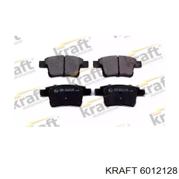 6012128 Kraft колодки тормозные задние дисковые
