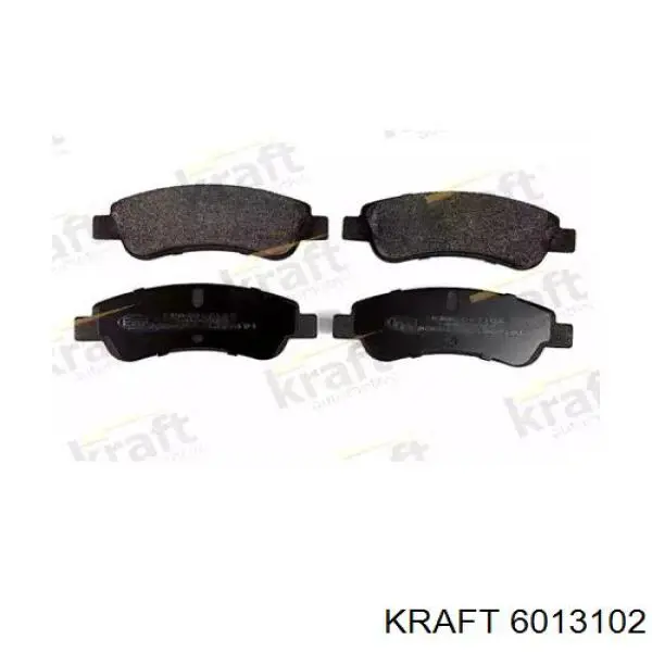 6013102 Kraft колодки тормозные задние дисковые