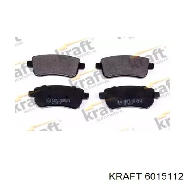 6015112 Kraft задние тормозные колодки